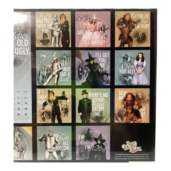 The Wizard Of Oz‎ 16-Month 2018 Calendar With Bonus Downloadable Wallpaper #2 - Picture 4 of 5
